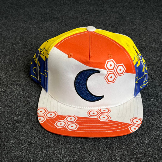 Vibrant Abstract Snapback Flat Cap