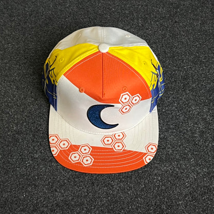 Vibrant Abstract Snapback Flat Cap