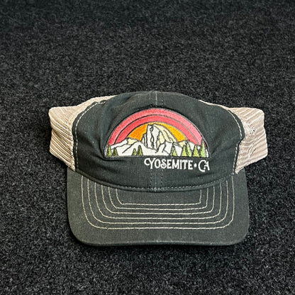 Teenage Yosemite, CA Mesh Trucker Cap  ( KIDS CAP AGE 6-18 )