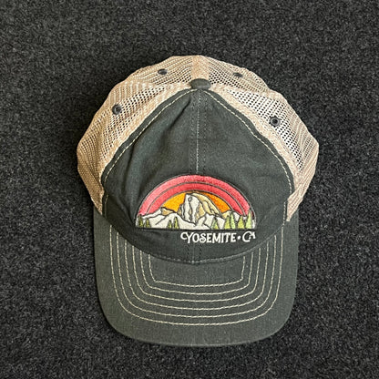 Teenage Yosemite, CA Mesh Trucker Cap  ( KIDS CAP AGE 6-18 )