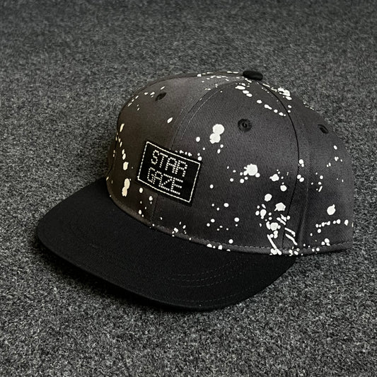 Teenage STAR GAZE  Black Baseball Cap ( KIDS CAP AGE 6-18 )