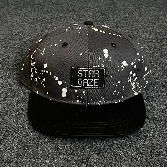 Teenage STAR GAZE  Black Baseball Cap ( KIDS CAP AGE 6-18 )
