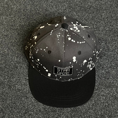Teenage STAR GAZE  Black Baseball Cap ( KIDS CAP AGE 6-18 )