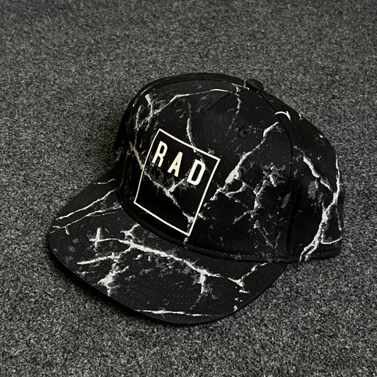 Teenage RAD Black Snapback Cap  ( KIDS CAP AGE 6-18 )