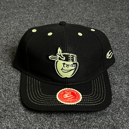 Teenage Cleveland Guardians and Sugardale Hot Dogs Black Baseball Cap ( KIDS CAP AGE 6-18 )