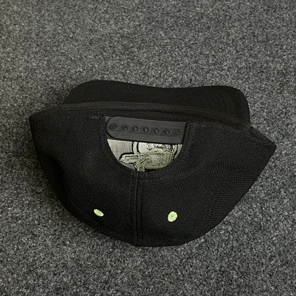 Teenage Cleveland Guardians and Sugardale Hot Dogs Black Baseball Cap ( KIDS CAP AGE 6-18 )