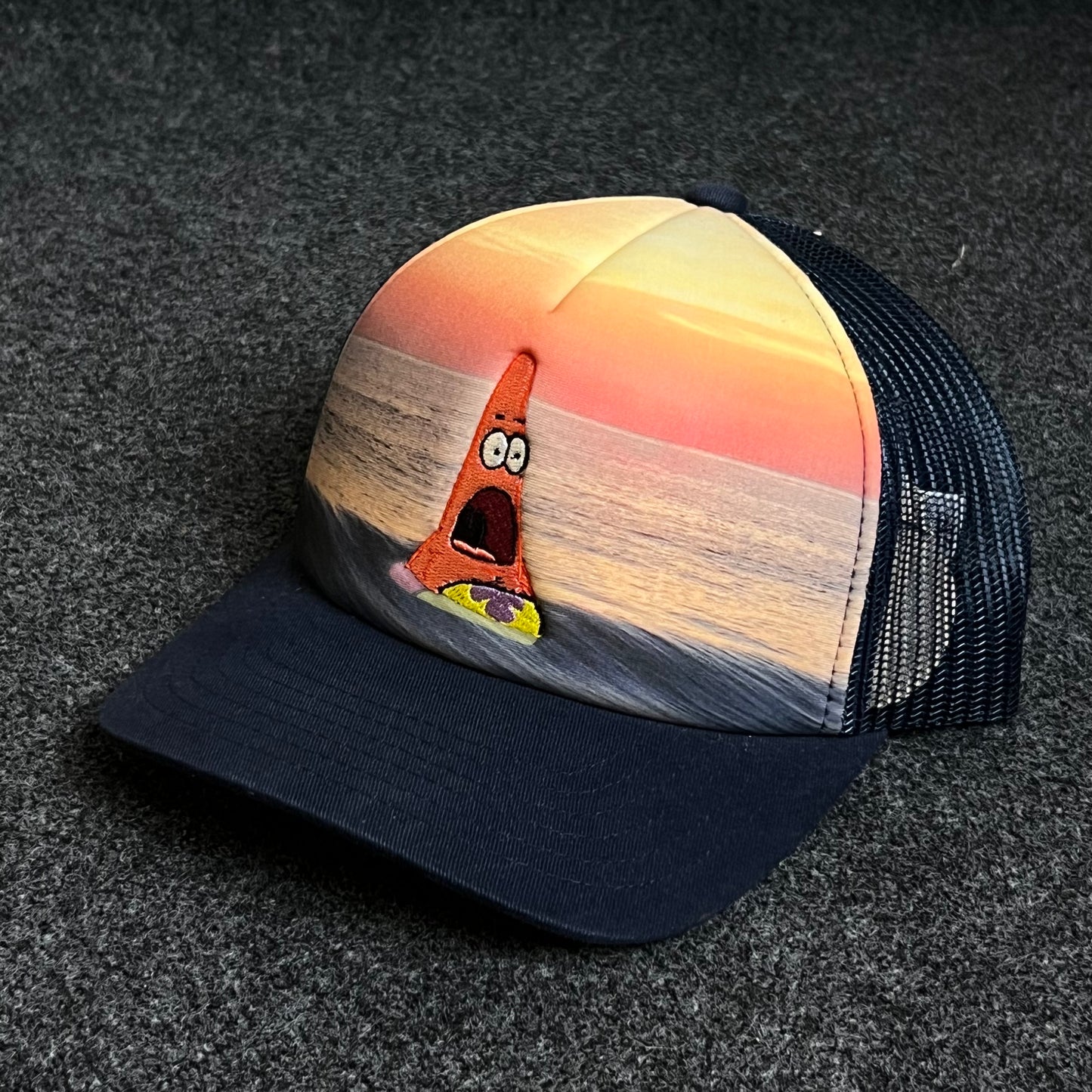 Teenage SpongeBob SquarePants Patrick Star trucker hat ( KIDS CAP AGE 6-18 )