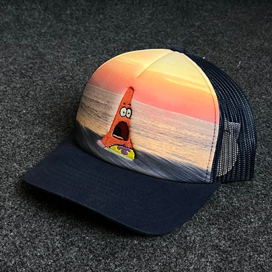 Teenage SpongeBob SquarePants Patrick Star trucker hat ( KIDS CAP AGE 6-18 )