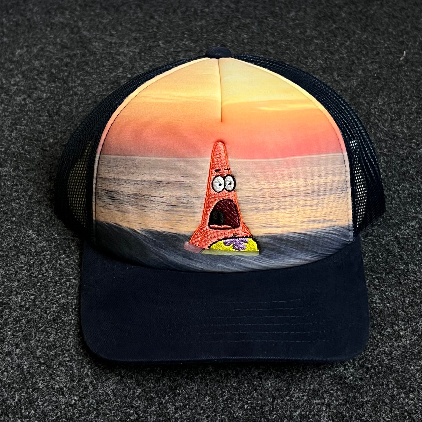 Teenage SpongeBob SquarePants Patrick Star trucker hat ( KIDS CAP AGE 6-18 )