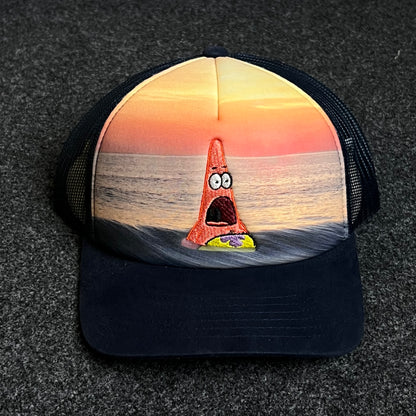 Teenage SpongeBob SquarePants Patrick Star trucker hat ( KIDS CAP AGE 6-18 )