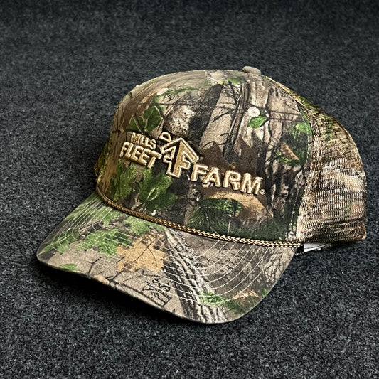 Fleet Farm camouflage baseball cap