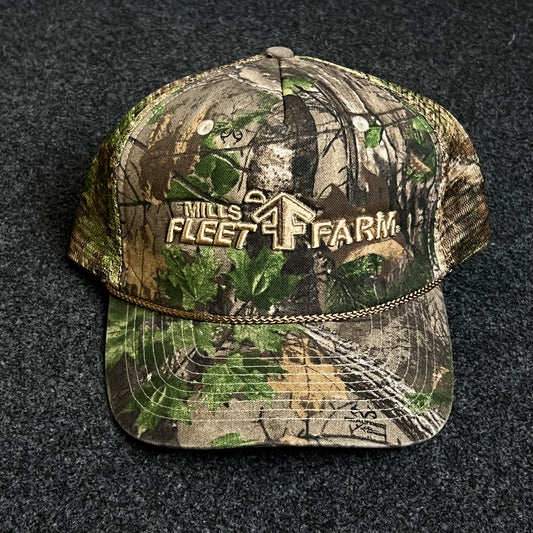 Fleet Farm camouflage baseball cap