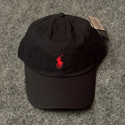 Polo Ralph Lauren Cap in Black/Red