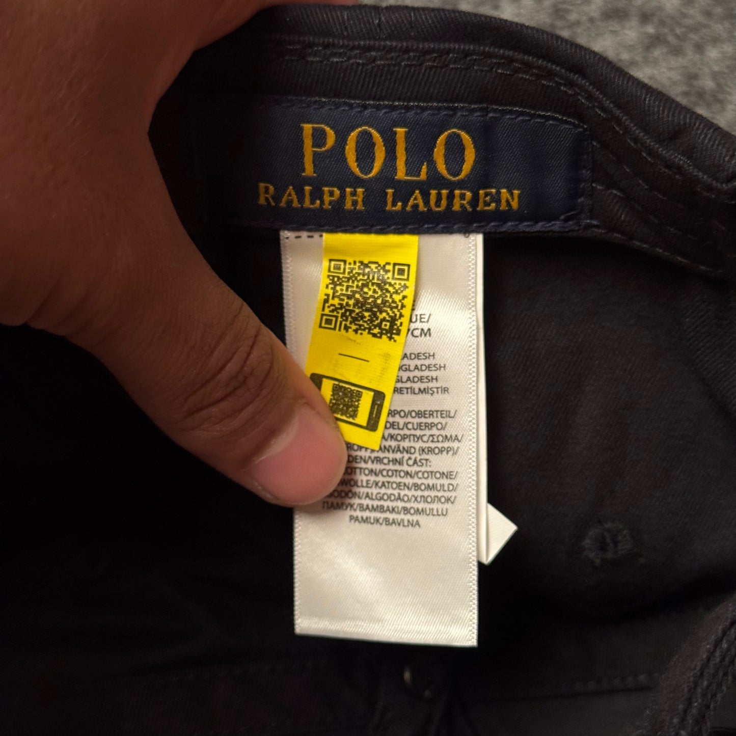 Polo Ralph Lauren Cap in Black/Red