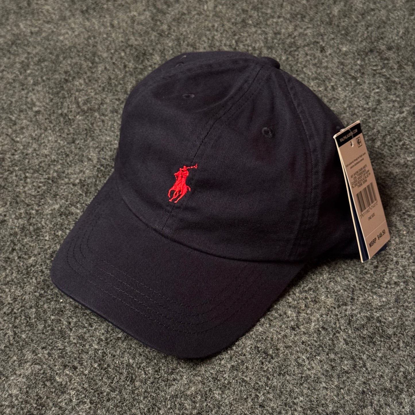 Polo Ralph Lauren Cap in  Navy Blue/Red