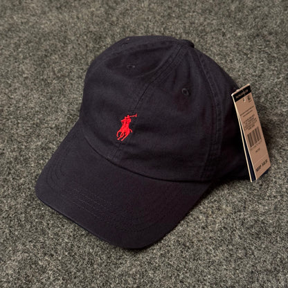 Polo Ralph Lauren Cap in  Navy Blue/Red