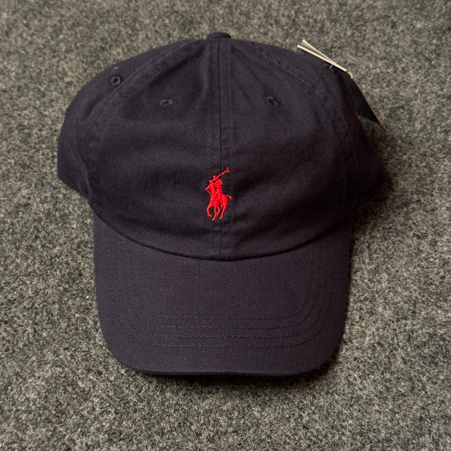 Polo Ralph Lauren Cap in  Navy Blue/Red