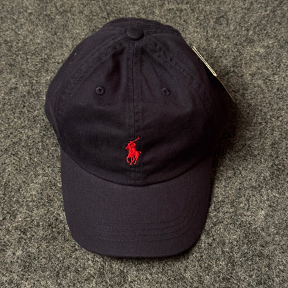 Polo Ralph Lauren Cap in  Navy Blue/Red