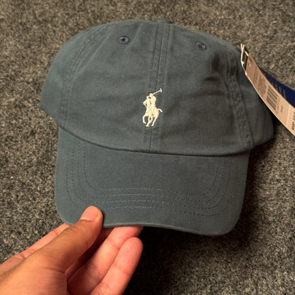 Polo Ralph Lauren Cap in Charcoal Grey/White