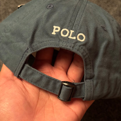 Polo Ralph Lauren Cap in Charcoal Grey/White