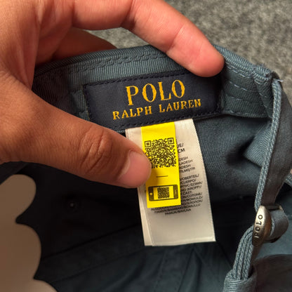 Polo Ralph Lauren Cap in Charcoal Grey/White