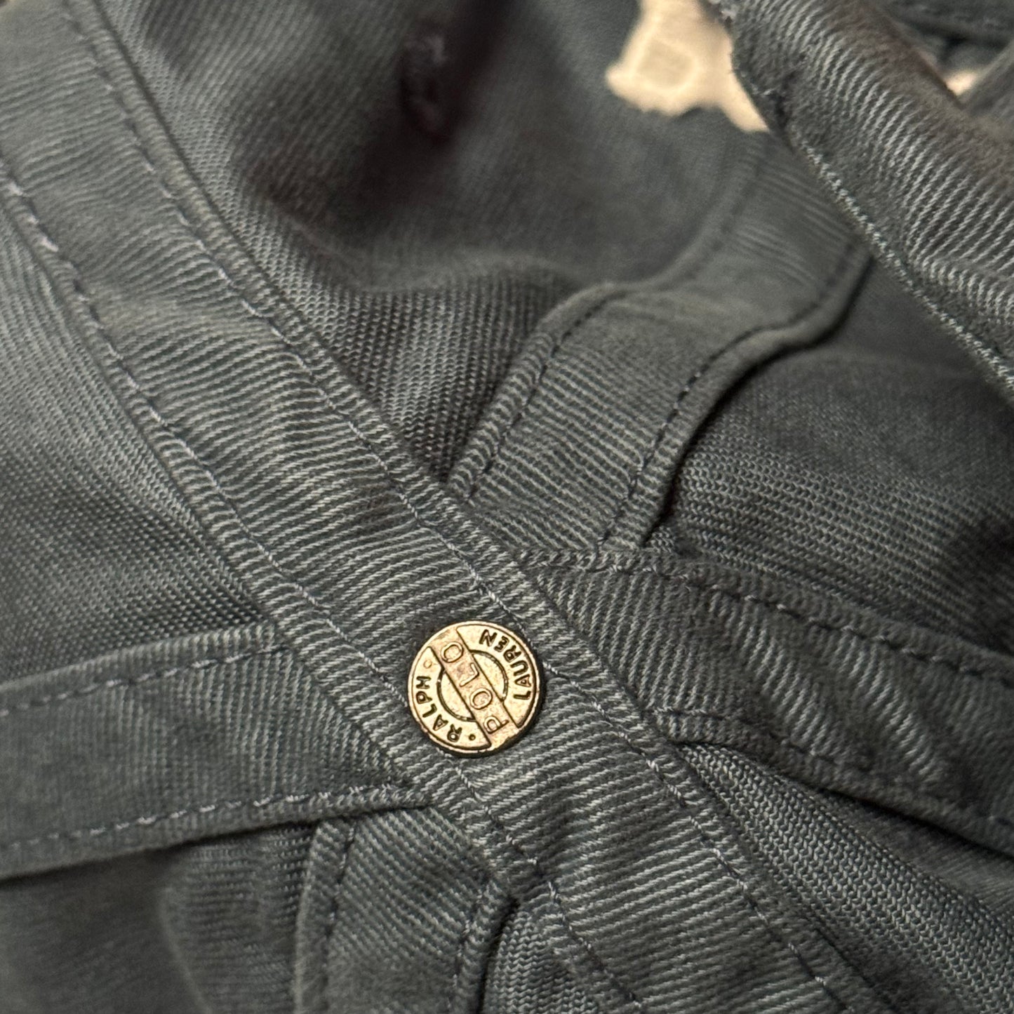 Polo Ralph Lauren Cap in Charcoal Grey/White
