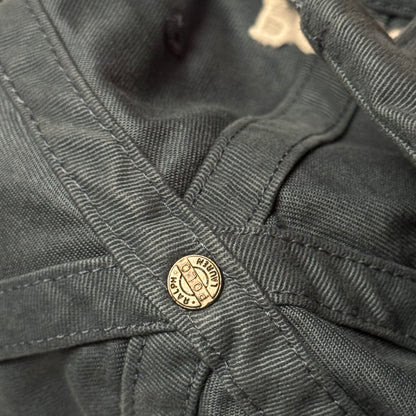 Polo Ralph Lauren Cap in Charcoal Grey/White