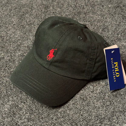 Polo Ralph Lauren Cap in Hunter Green/Red