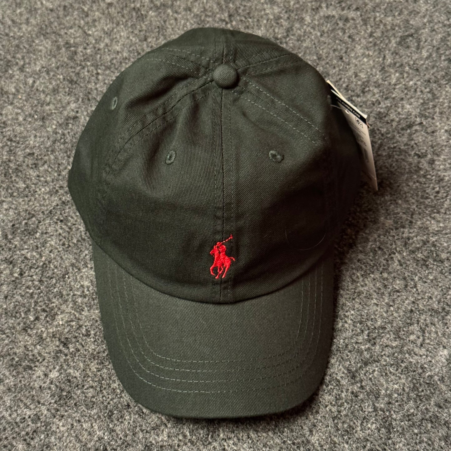 Polo Ralph Lauren Cap in Hunter Green/Red