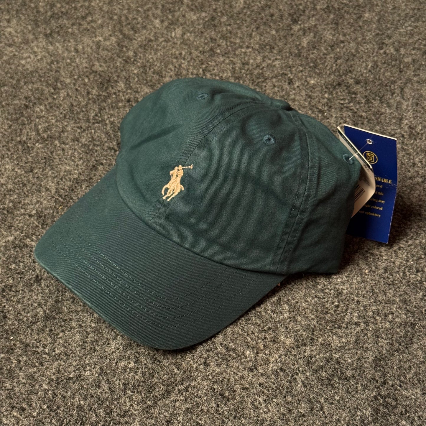 Polo Ralph Lauren Cap in  Forest Green/Gold