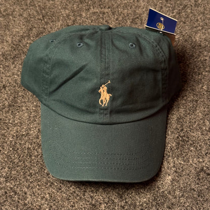 Polo Ralph Lauren Cap in  Forest Green/Gold