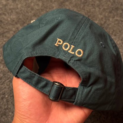 Polo Ralph Lauren Cap in  Forest Green/Gold