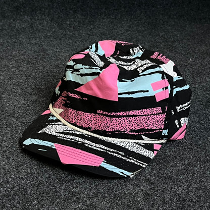 Vintage-Style 90s All-Over Print Baseball Cap
