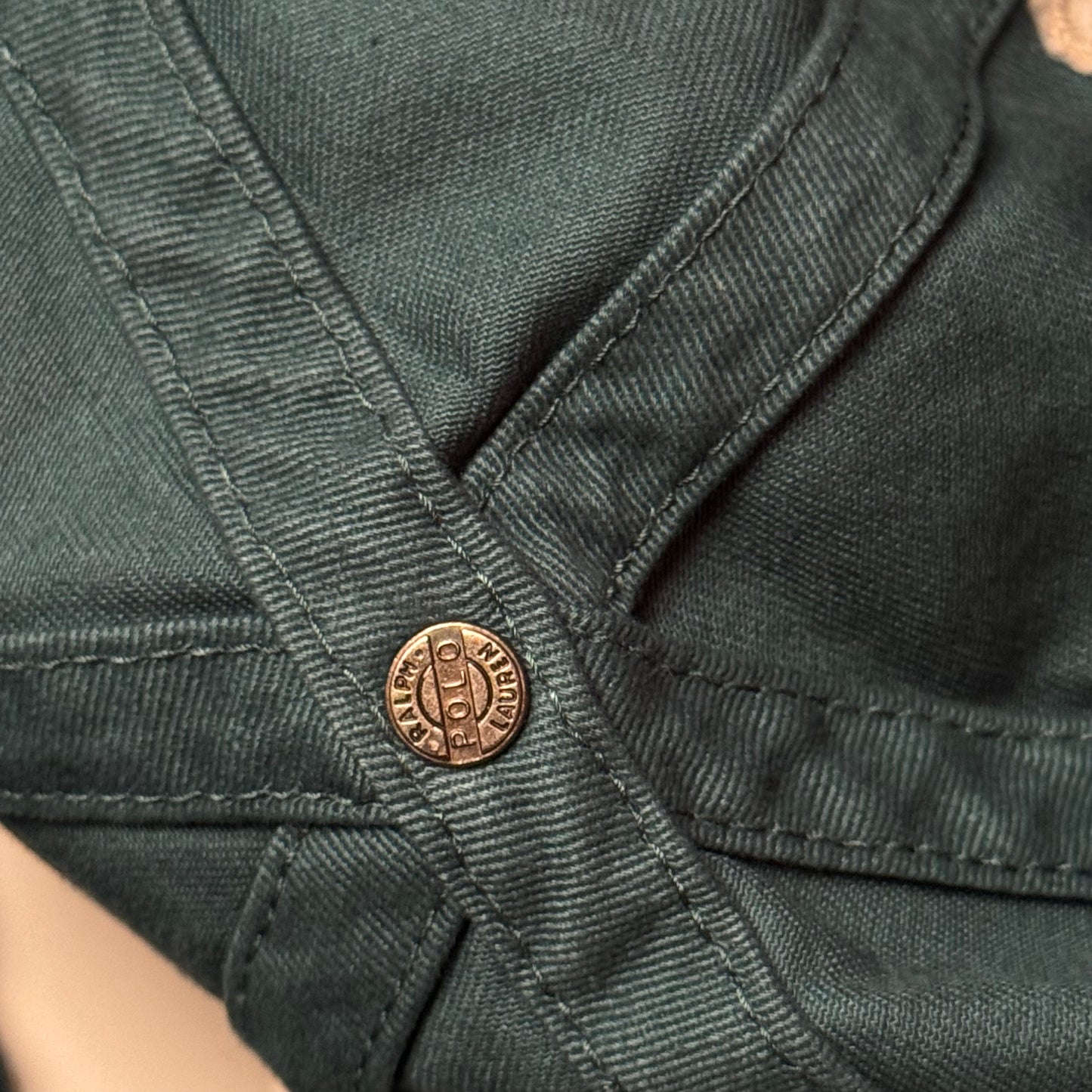 Polo Ralph Lauren Cap in  Forest Green/Gold
