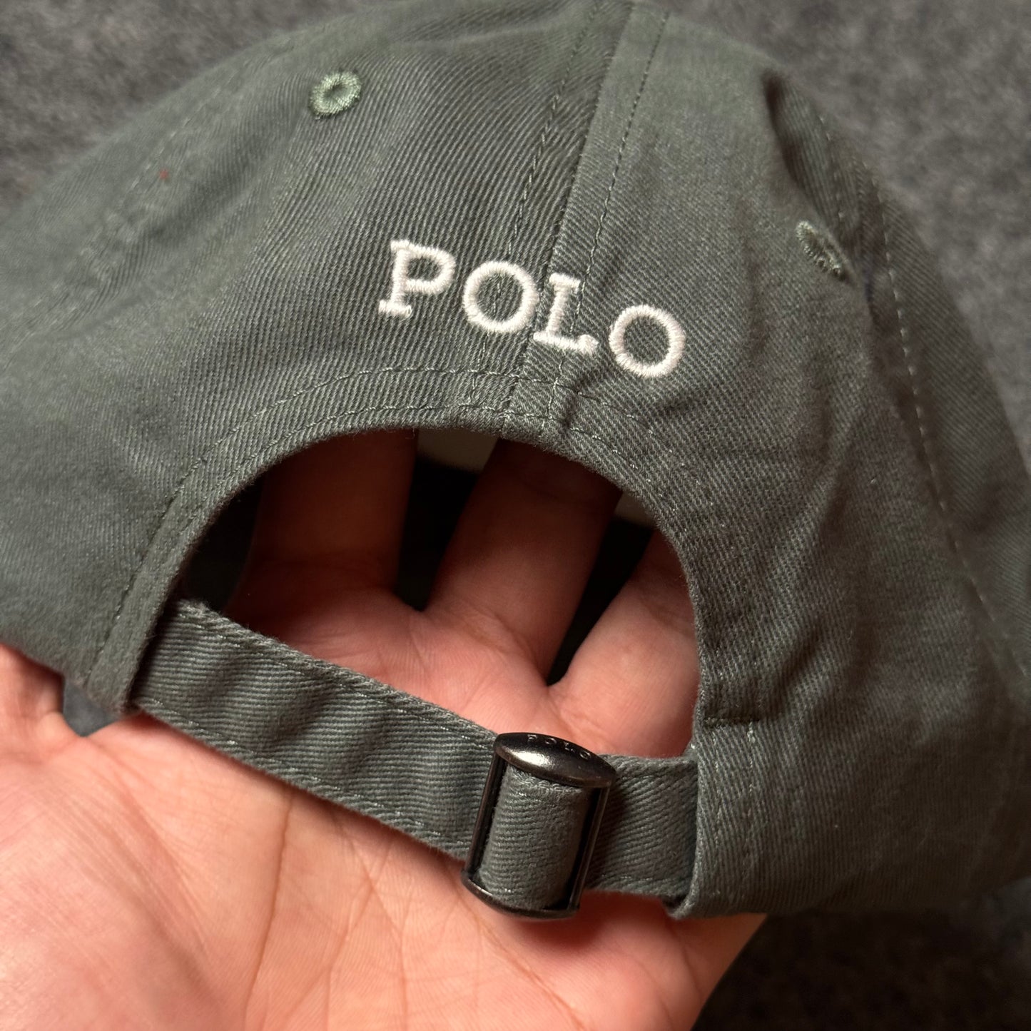 Polo Ralph Lauren Cap in  Olive Drab/White