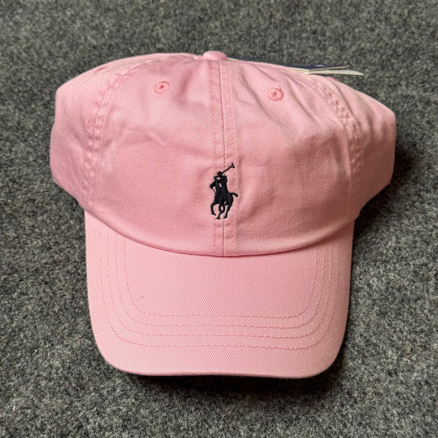 Polo Ralph Lauren Cap in  Light Pink/Navy Blue