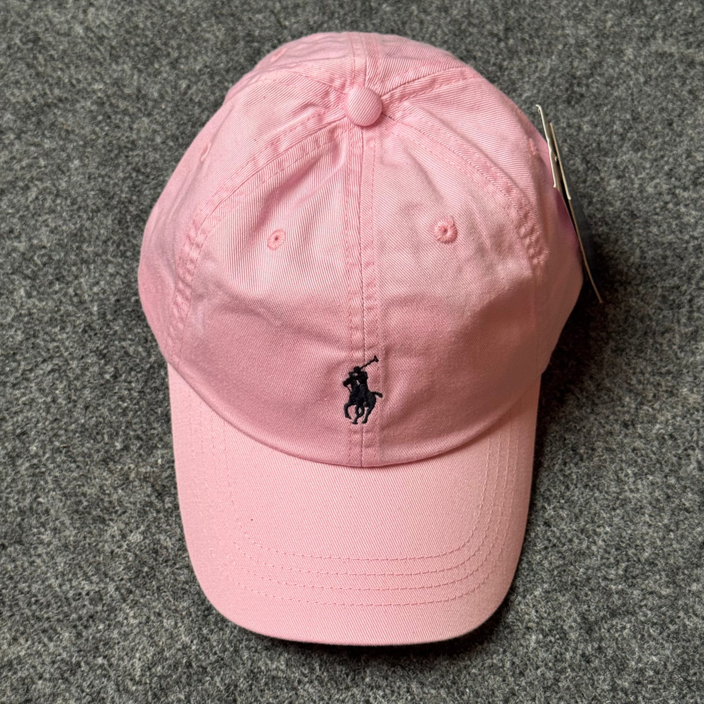 Polo Ralph Lauren Cap in  Light Pink/Navy Blue
