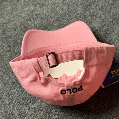 Polo Ralph Lauren Cap in Salmon Coral/Navy Blue