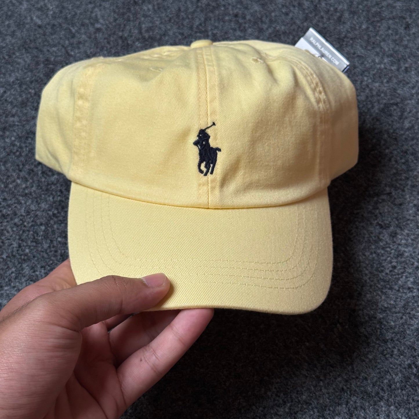 Polo Ralph Lauren Cap Pastel Yellow/Navy