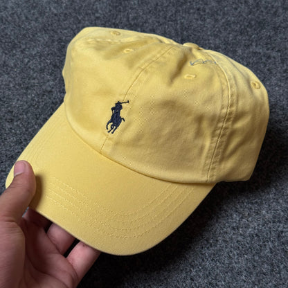 Polo Ralph Lauren Cap in Canary Yellow/Navy Blue