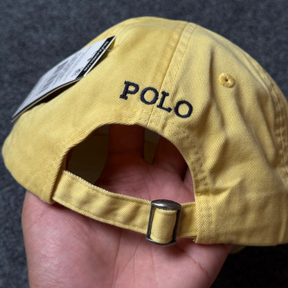 Polo Ralph Lauren Cap in Canary Yellow/Navy Blue