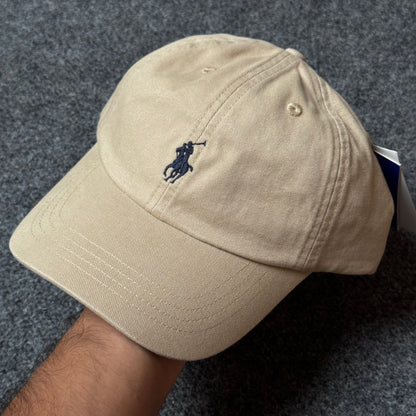 Polo Ralph Lauren Cap in  Desert Sand/Navy Blue