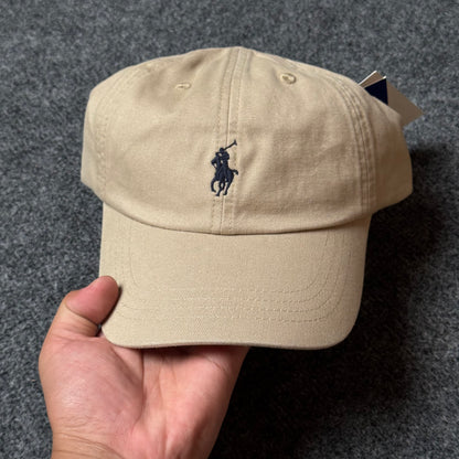 Polo Ralph Lauren Cap in  Desert Sand/Navy Blue