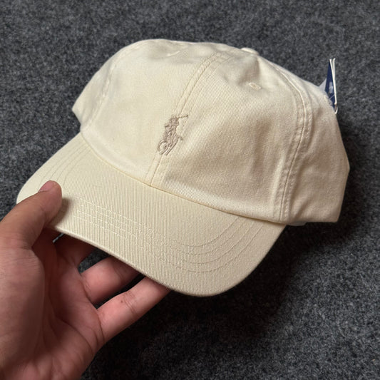 Polo Ralph Lauren Cap in  Monochrome Cream