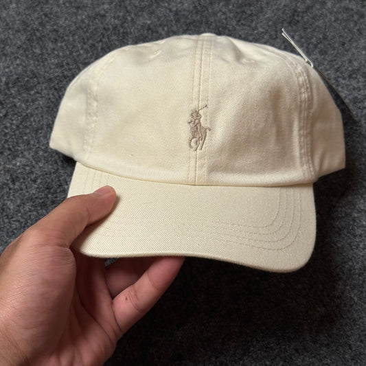 Polo Ralph Lauren Cap in  Monochrome Cream