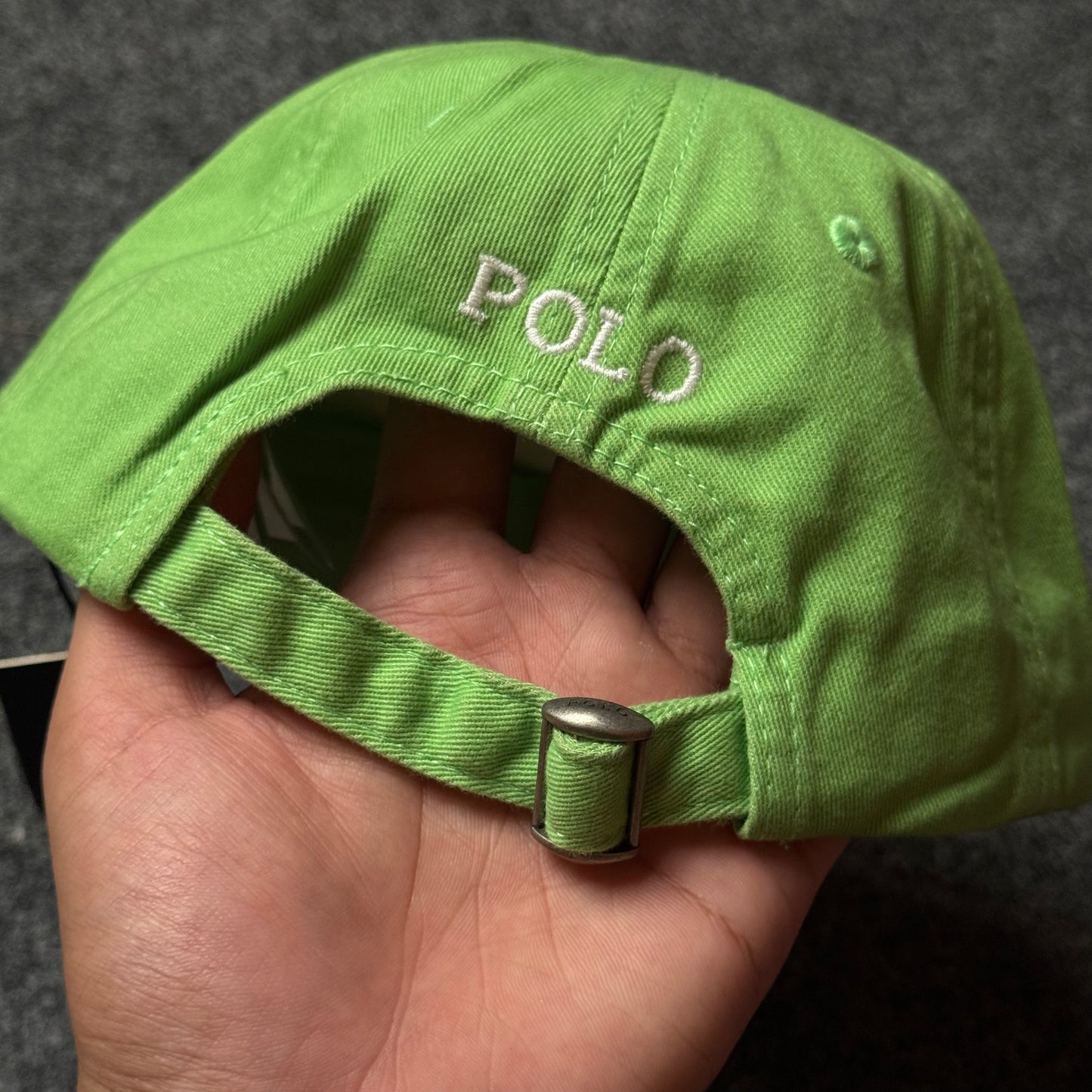 Polo Ralph Lauren Cap in  Lime Green/White