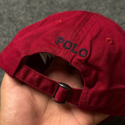 Polo Ralph Lauren Cap in  Burgundy Red/Navy Blue