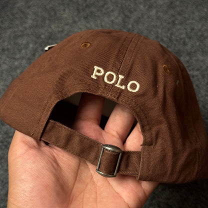 Polo Ralph Lauren Cap in  Light Brown/Cream