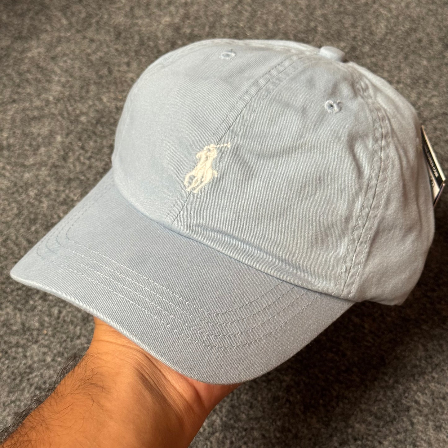 Polo Ralph Lauren Cap in Powder Blue/Cream