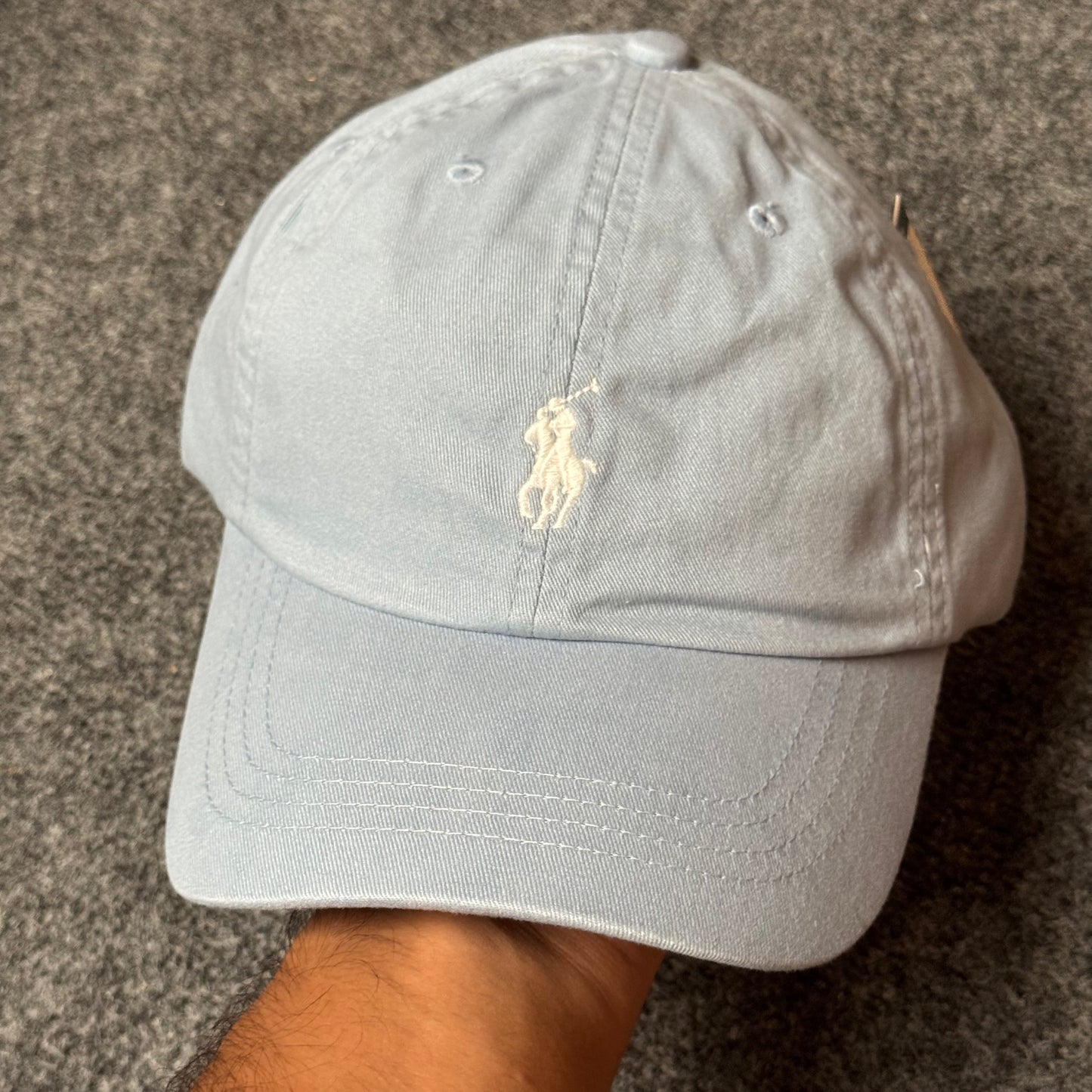 Polo Ralph Lauren Cap in Powder Blue/Cream